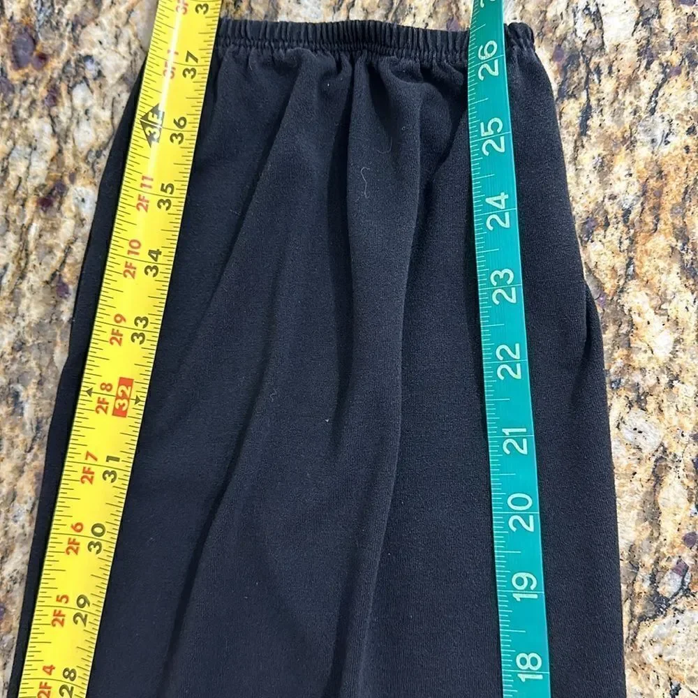 Eileen Fisher High Rise Jogger Pants With Pockets In Black Size S
